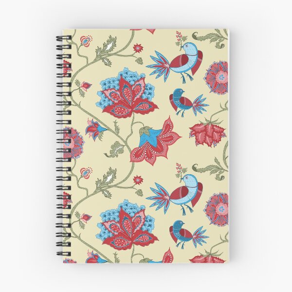 Item preview, Exotic chintz with bird - beige / multicolor designed and sold by kobyakov.