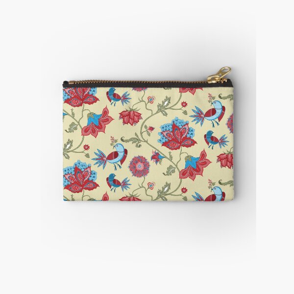 Item preview, Exotic chintz with bird - beige / multicolor designed and sold by kobyakov.