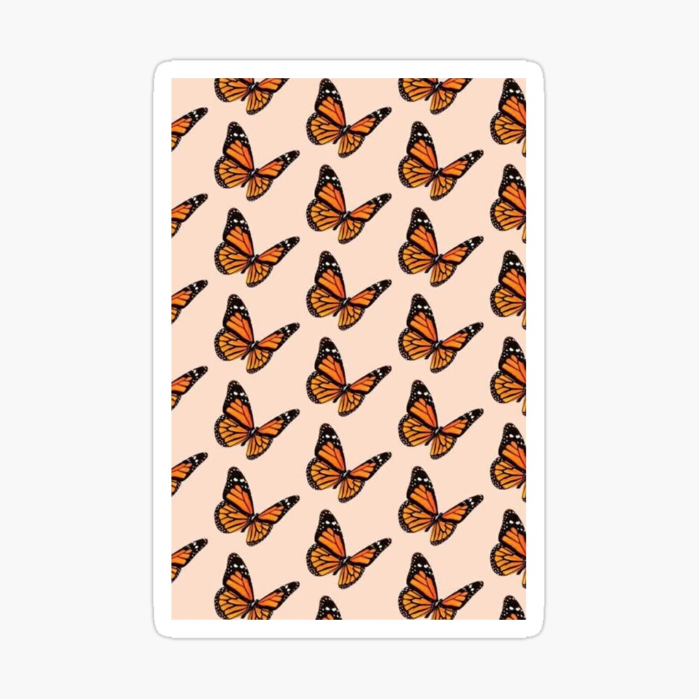 Butterfly Wallpaper Art Board Print By Kmccord12 Redbubble