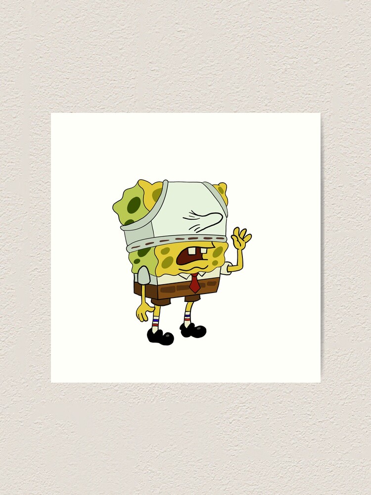 Spongebob underwear meme Art Print for Sale by Eggcelantarts