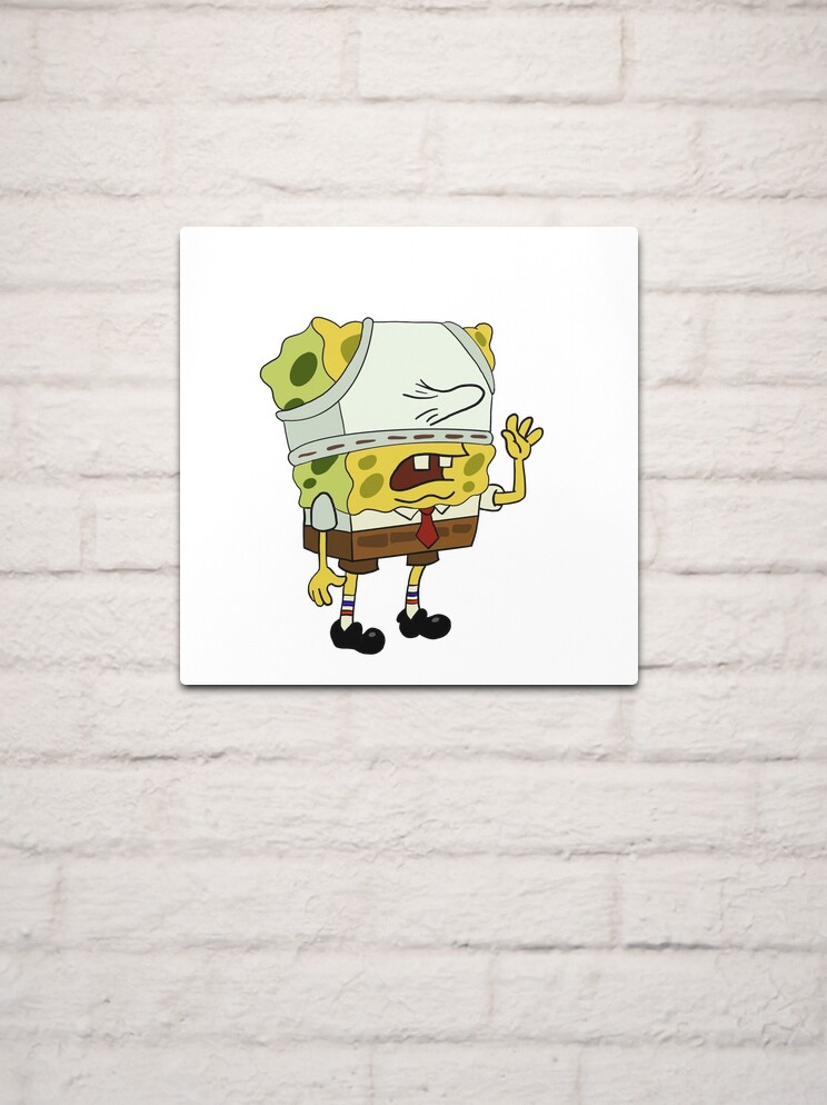 Spongebob underwear meme Metal Print for Sale by Eggcelantarts