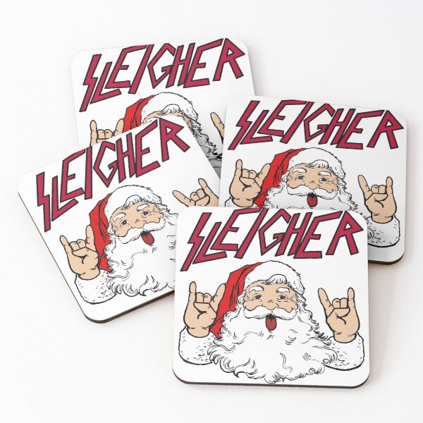 Item preview, Santa Sleigher funny Sleigher Hail Santa Metal Santa designed and sold by Miftees.