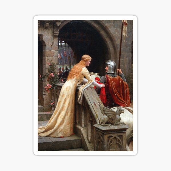 God Speed - Edmund Blair Leighton Sticker