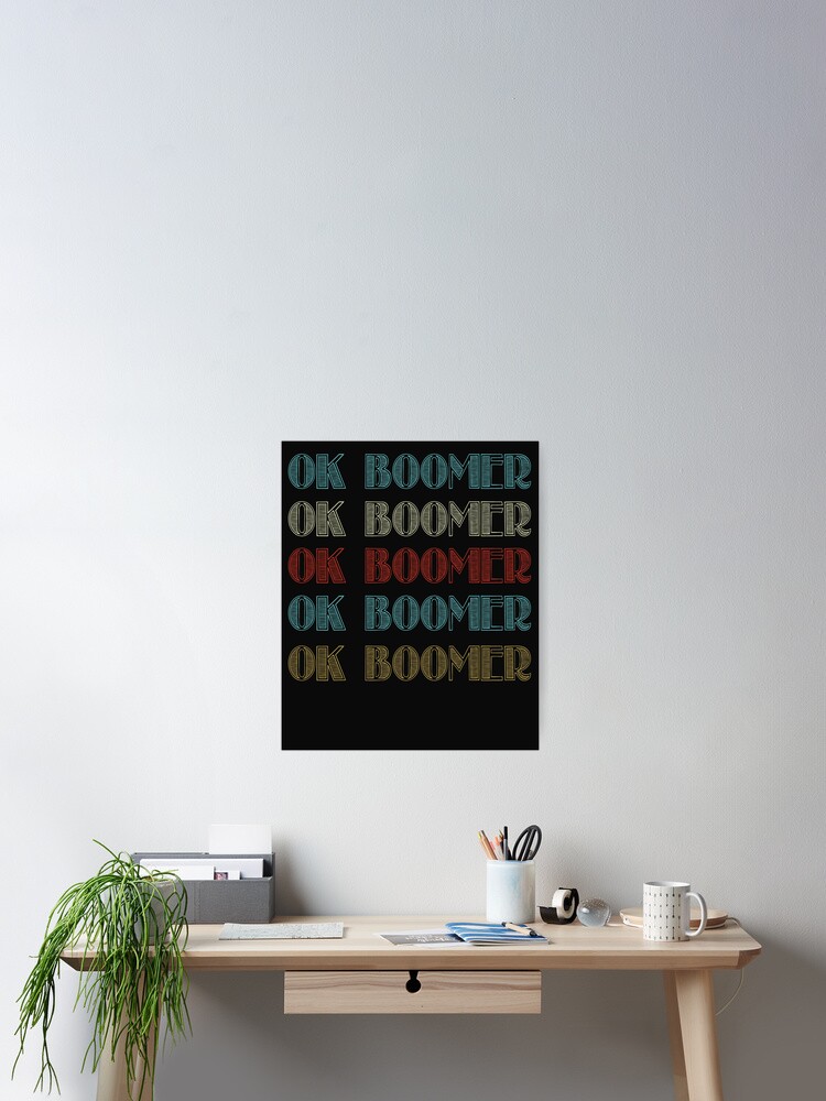 Vintage Ok Boomer Multiline Text Meme T-Shirt Vintage Ok Boomer Multiline Text Meme T-Shirt