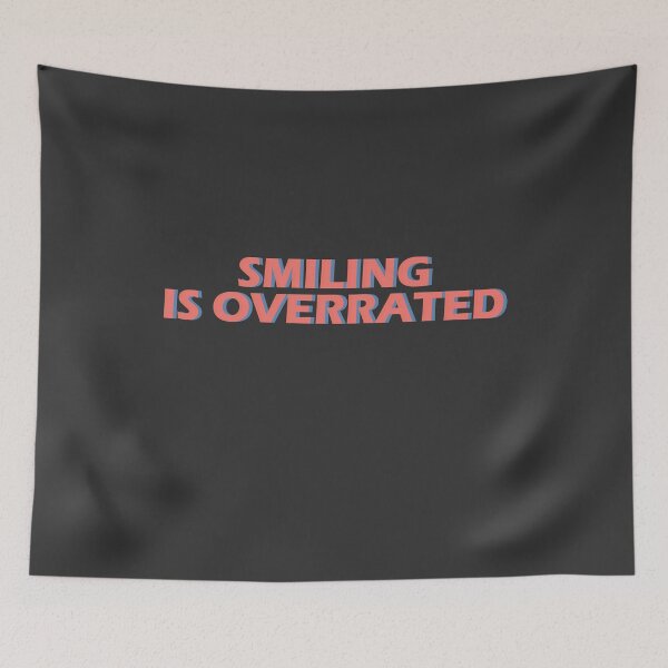 Item preview, Smiling Is Overrated designed and sold by HiddenStar02.