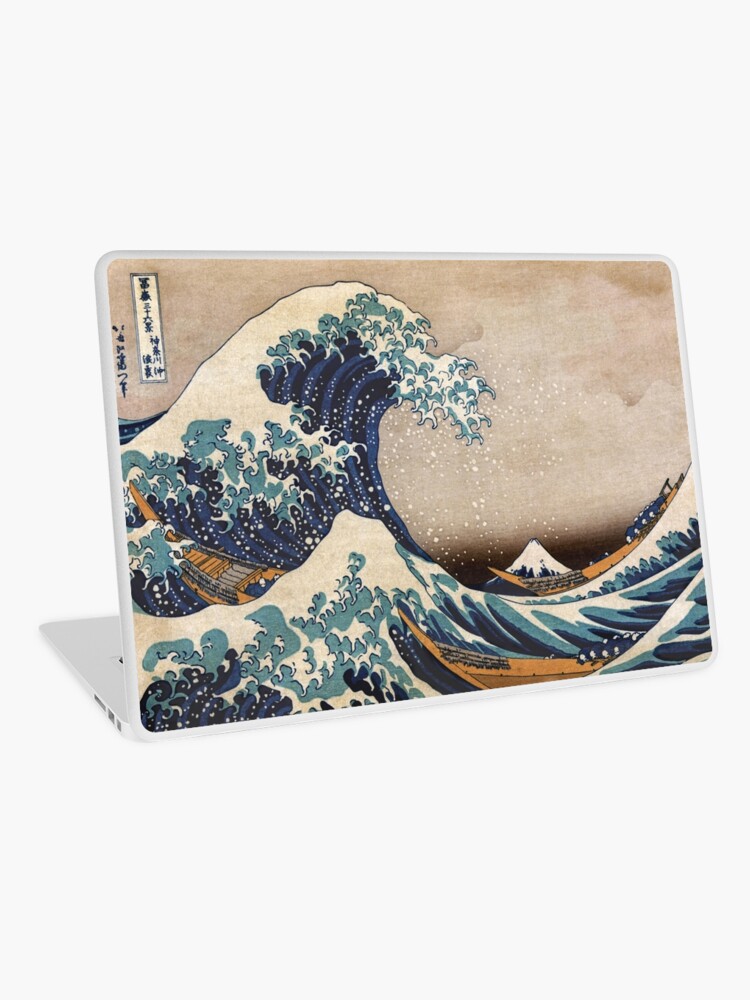 Thumbnail 1 of 2, Laptop Skin, The Great Wave off Kanagawa designed and sold by VintageArchive.