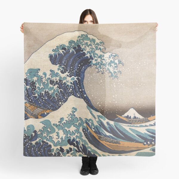 The Great Wave off Kanagawa Scarf