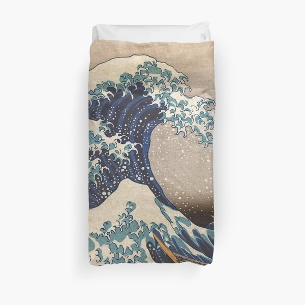 The Great Wave off Kanagawa Duvet Cover