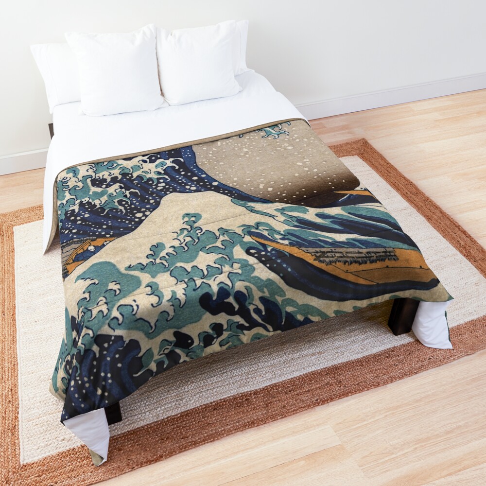 The Great Wave off Kanagawa Comforter