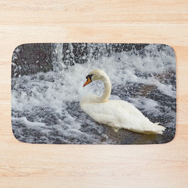 Item preview, Swan taking a shower designed and sold by Millysuewood.