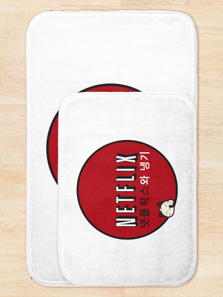 Alternate view of Netflix and Chill South Korea Bath Mat