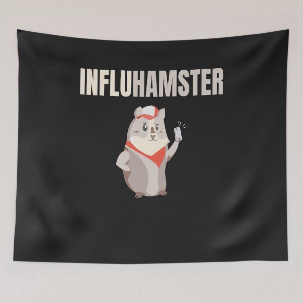 Item preview, Cute Mountain Guinea Pig Hamster Influencer InfluHamster designed and sold by deichmonster.