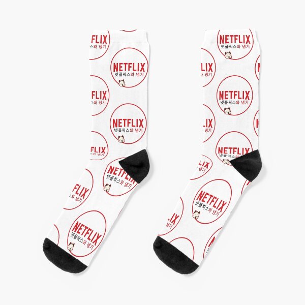 Netflix and Chill South Korea Socks