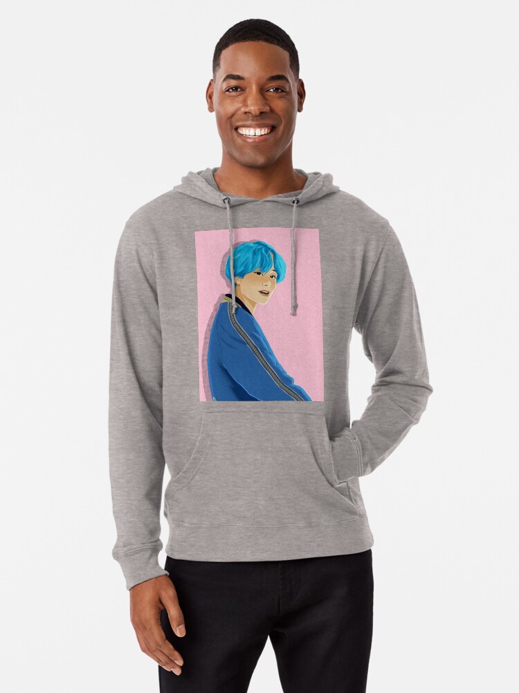 V KIM TAEHYUNG CUTE PASTEL PINK BTS