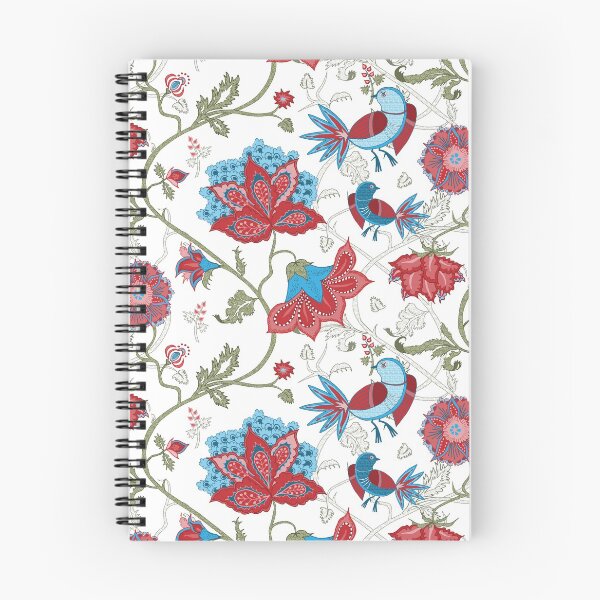 Item preview, Exotic chintz with bird - white/multicolour designed and sold by kobyakov.