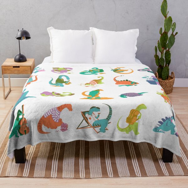 Fresques de dinos Plaid