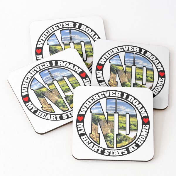 Item preview, Heart Stays Home - North Dakota designed and sold by DonDota.