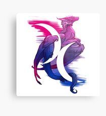 Lienzo metálico Dragón Bi Pride