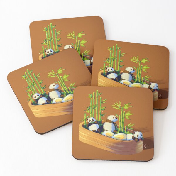 Item preview, Rice panda's in a bento box. designed and sold by DigitalCloud.