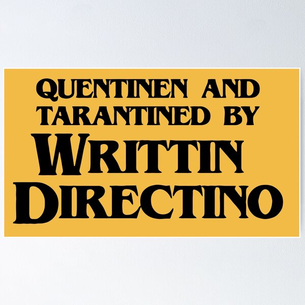 Item preview, Quentinen and Tarantine by Writtin Directino designed and sold by JCVDuck.