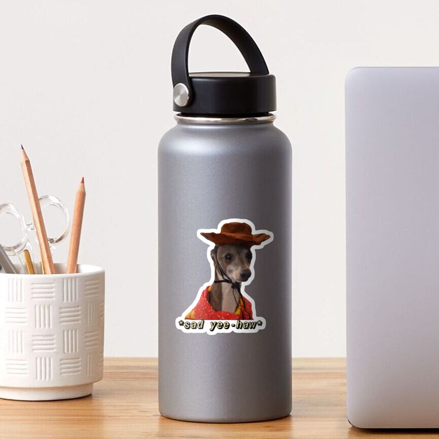 Sad Boy Cowboy Sticker