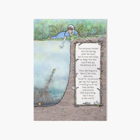 The Frog Prince Art Board Print