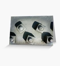 Girder Bolts Greeting Card
