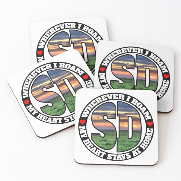 Item preview, Heart Stays Home - South Dakota designed and sold by DonDota.