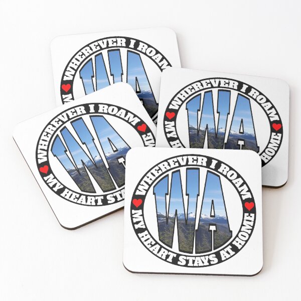 Item preview, Heart Stays Home - Washington designed and sold by DonDota.