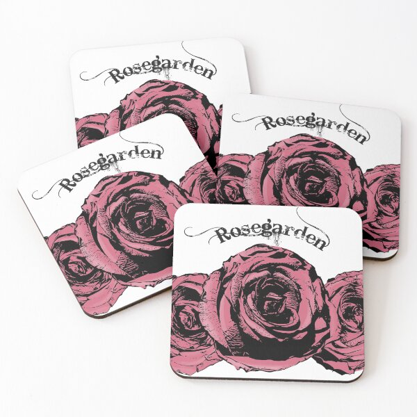 Item preview, Retro roses with lettering "Rosegarden" designed and sold by U-WESTDESIGN.