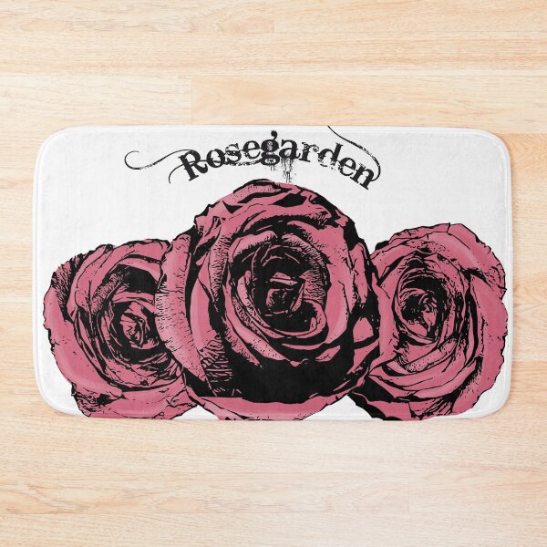 Item preview, Retro roses with lettering "Rosegarden" designed and sold by U-WESTDESIGN.