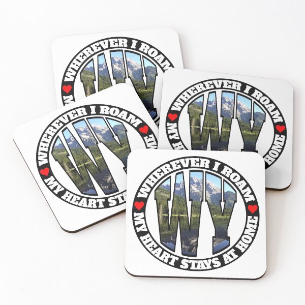 Item preview, Heart Stays Home - Wyoming designed and sold by DonDota.