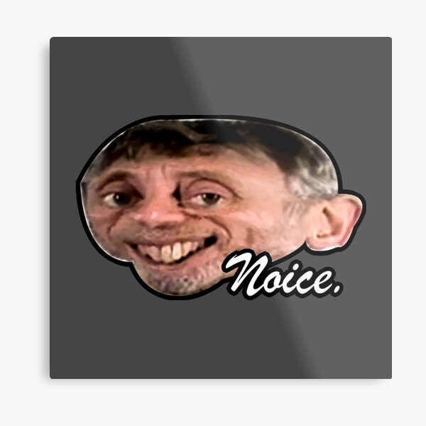 4chan Faces Funny Metal Prints Redbubble - noice snort roblox