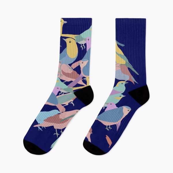Item preview, Pattern of Birds designed and sold by SOCKSbySBD.