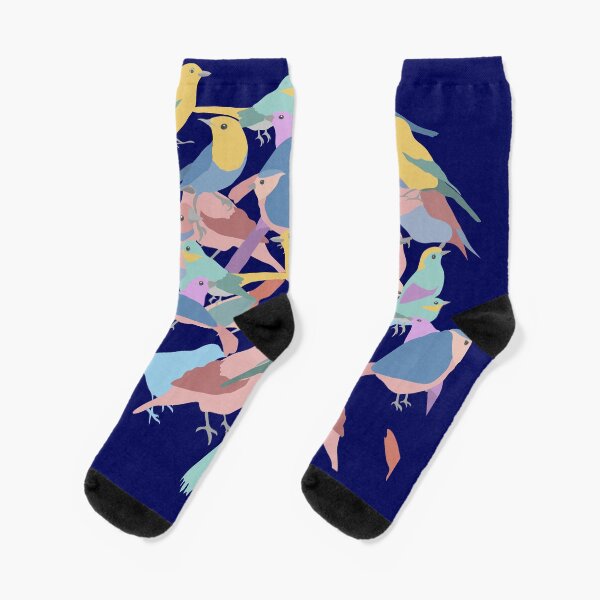 Item preview, Pattern of Birds designed and sold by SOCKSbySBD.