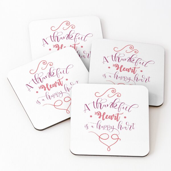 Item preview, A thankful heart is a happy heart designed and sold by HippyTees.