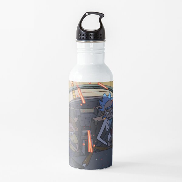 rick and morty Water Bottle