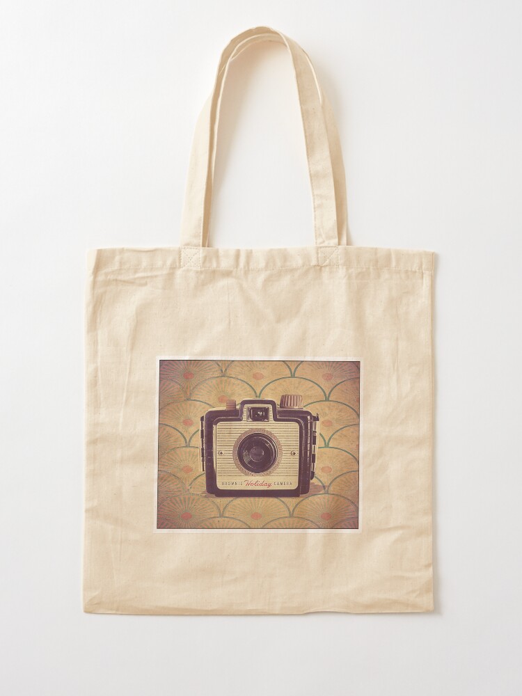 Alternate view of Brownie Holiday Camera - Vintage Color Tote Bag