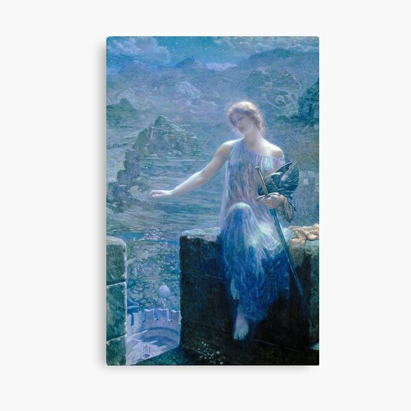 Item preview, The Valkyries Vigil, Edward Robert Hughes designed and sold by immortalpeaches.