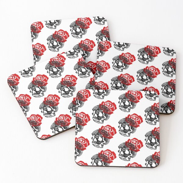 Item preview, Flowered skull  designed and sold by LunedAmbre.