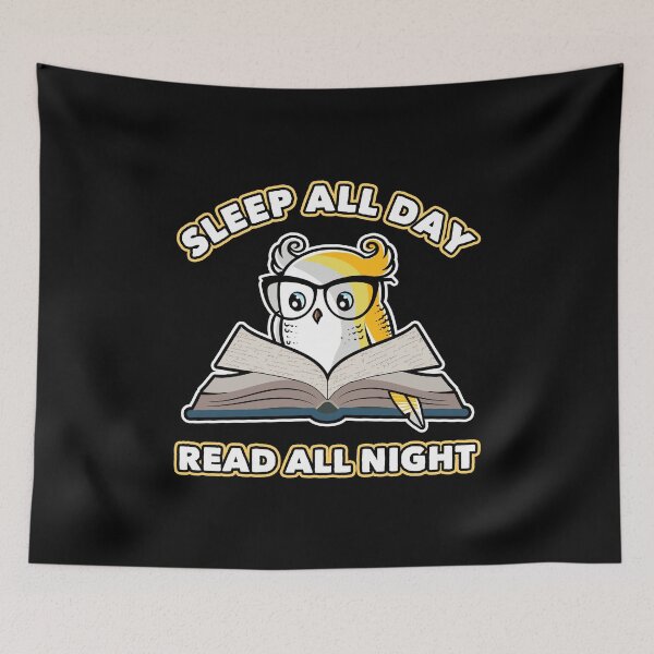 Item preview, Sleep All Day Read All Night designed and sold by designeclipse.