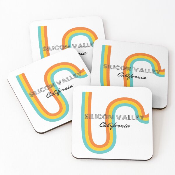 Item preview, Silicon Valley California Retro Rainbow designed and sold by SiliconValleyUS.