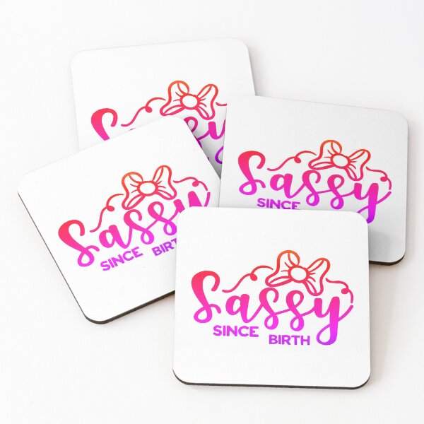 Item preview, Sassy Since Birth, Cute quote designed and sold by HippyTees.