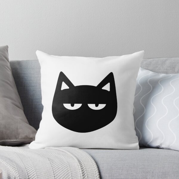 Item preview, Annoyed White Cat designed and sold by BetweenTwoPages.