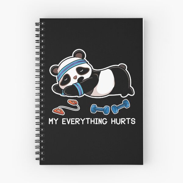 Item preview, Gym Panda My Everything Hurts designed and sold by designeclipse.