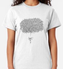 Stream of Consciousness - Black and White Classic T-Shirt
