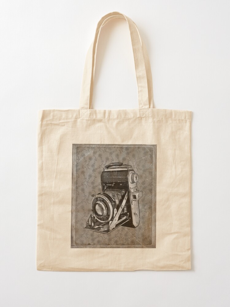 Alternate view of Welta Camera - Vintage Black and White Tote Bag