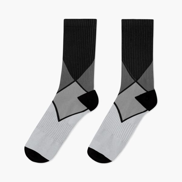 Item preview, Black and White Argyle Diamonds designed and sold by SOCKSbySBD.