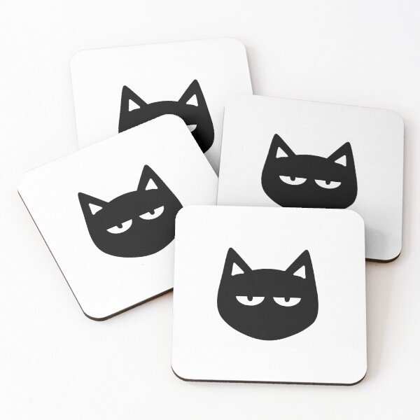 Item preview, Annoyed White Cat designed and sold by BetweenTwoPages.