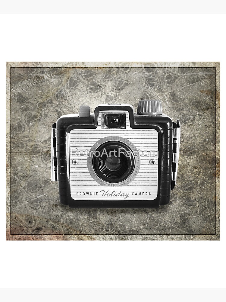 Brownie Holiday Camera - Vintage Black and White by RetroArtFactory
